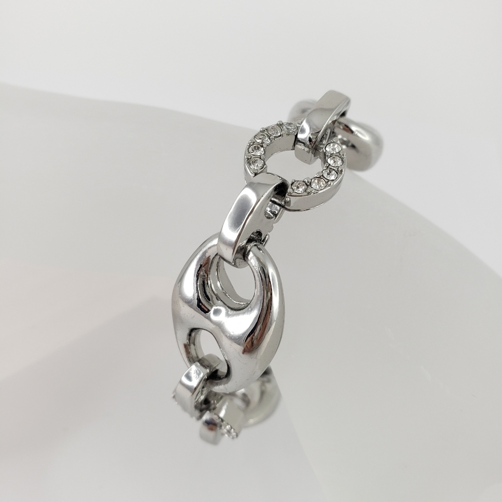 Ann Taylor Modern Statement Bracelet Silver - Picture 13 of 16